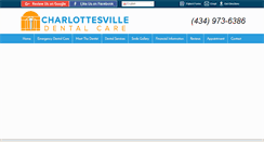 Desktop Screenshot of dentistrycharlottesville.com